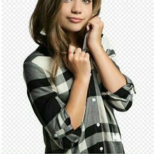 A black and white shirt